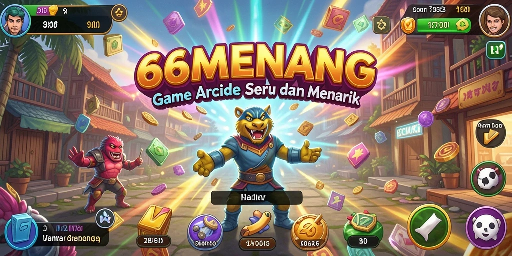 Gameplay seru dan penuh tantangan dalam 66MENANG.
