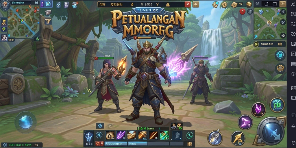 Tampilan gameplay 9N9N yang menakjubkan dan penuh aksi.