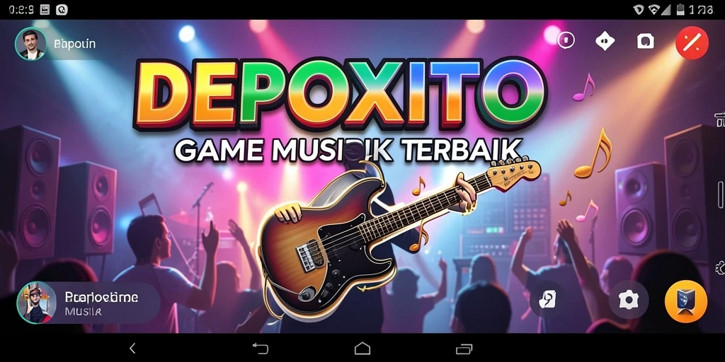 Tangkapan layar gameplay DEPOXITO dengan aksi pemain yang penuh semangat.