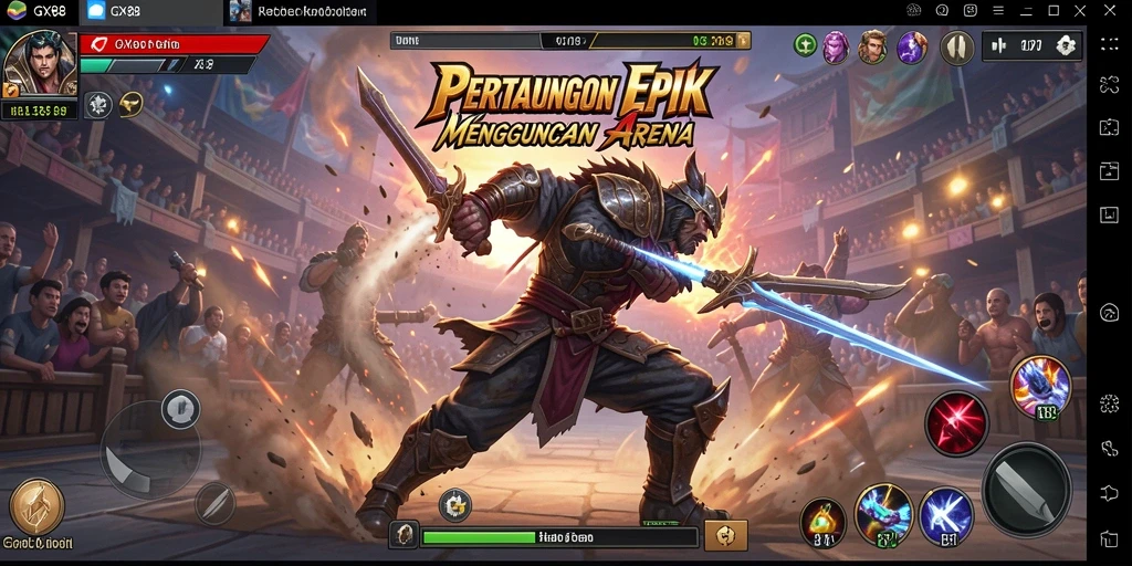 Menampilkan pertarungan seru dan karakter unik dalam GX88.