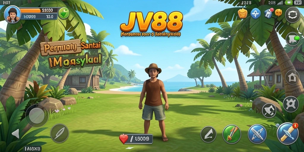 Screenshot utama JV88 menunjukkan gameplay yang menarik dan menantang.