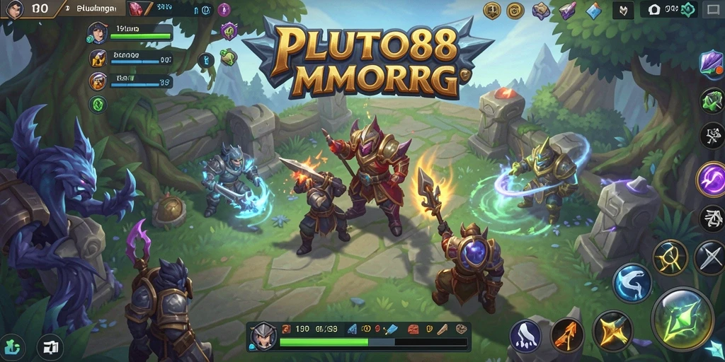 Tangkapan layar dari gameplay PLUTO88 yang penuh aksi dan petualangan.