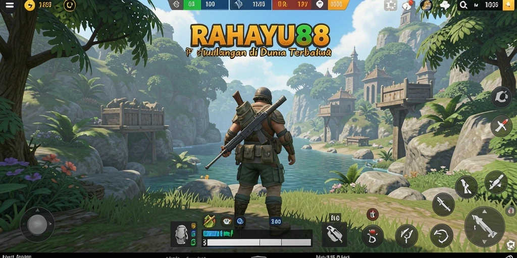 Tampilan menarik dari gameplay Open World RAHAYU88.