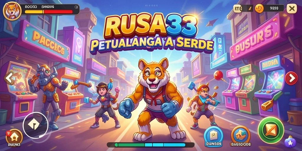 Tampilan gameplay RUSA33 yang penuh aksi dan tantangan.