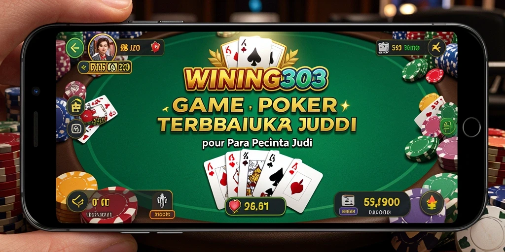 Tampilan gameplay seru di WINNING303 dengan pemain Poker lainnya.